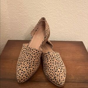 Catherines Tan and Black Spotted Women's Loafers